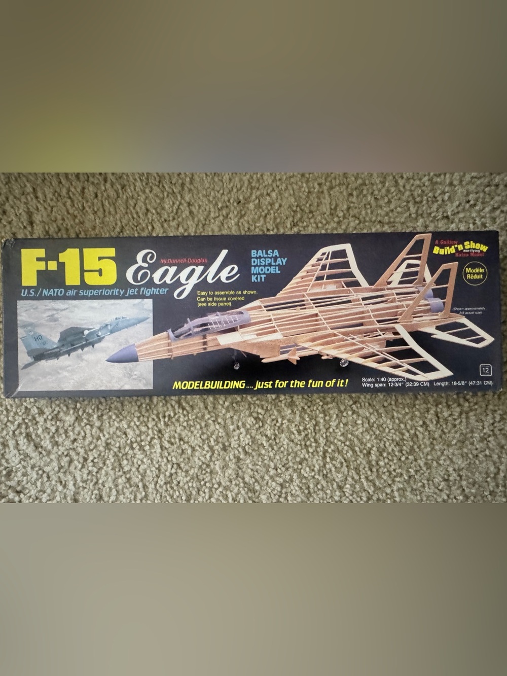 Balsa Display Model Kit - Natural Wood